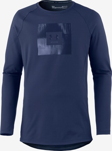 UNDER ARMOUR Performance Shirt 'Storm Cyclone' in Blue: front