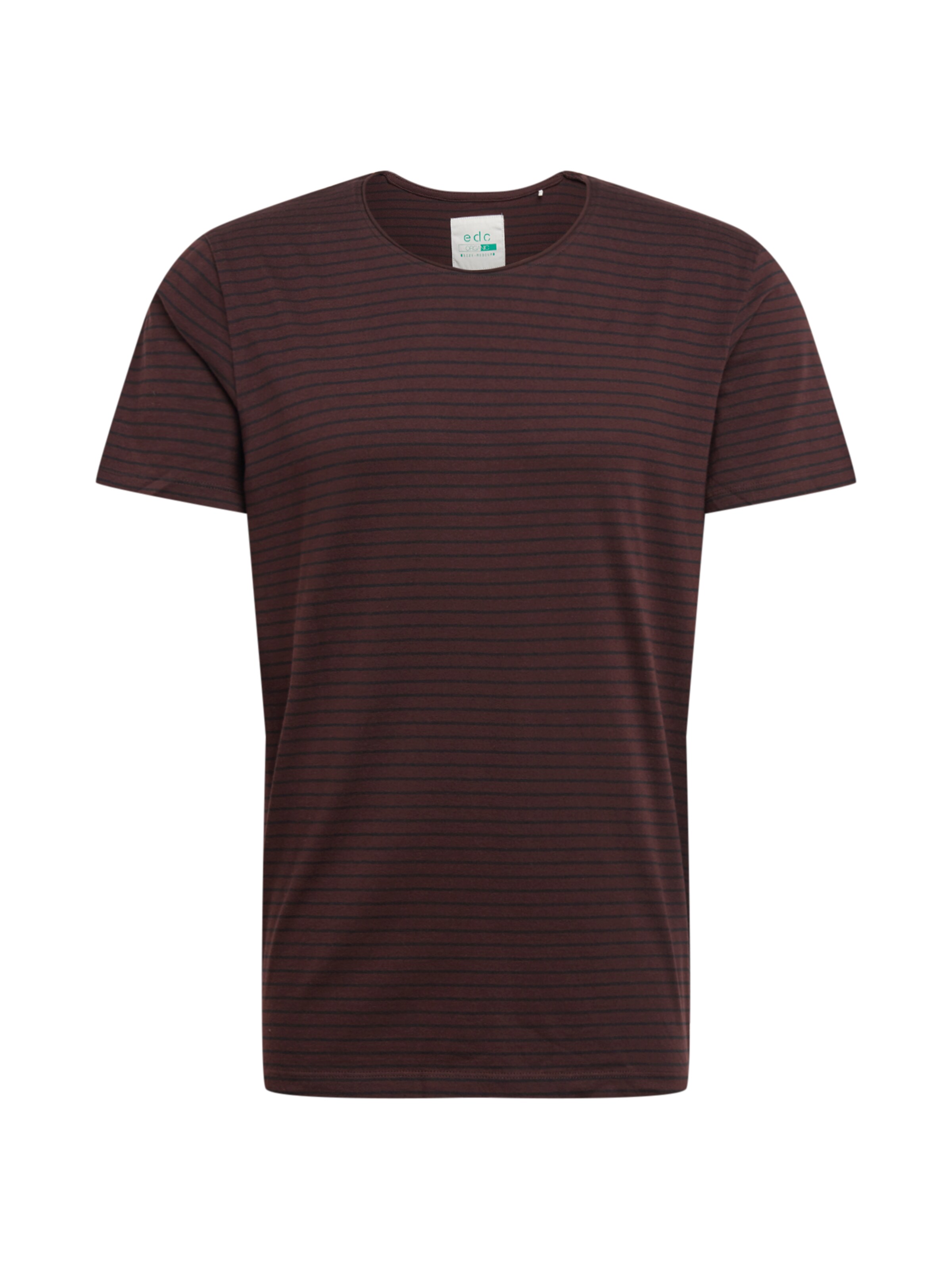 EDC BY ESPRIT - Shirt 'Core F BB Str T' in de kleur Bessen