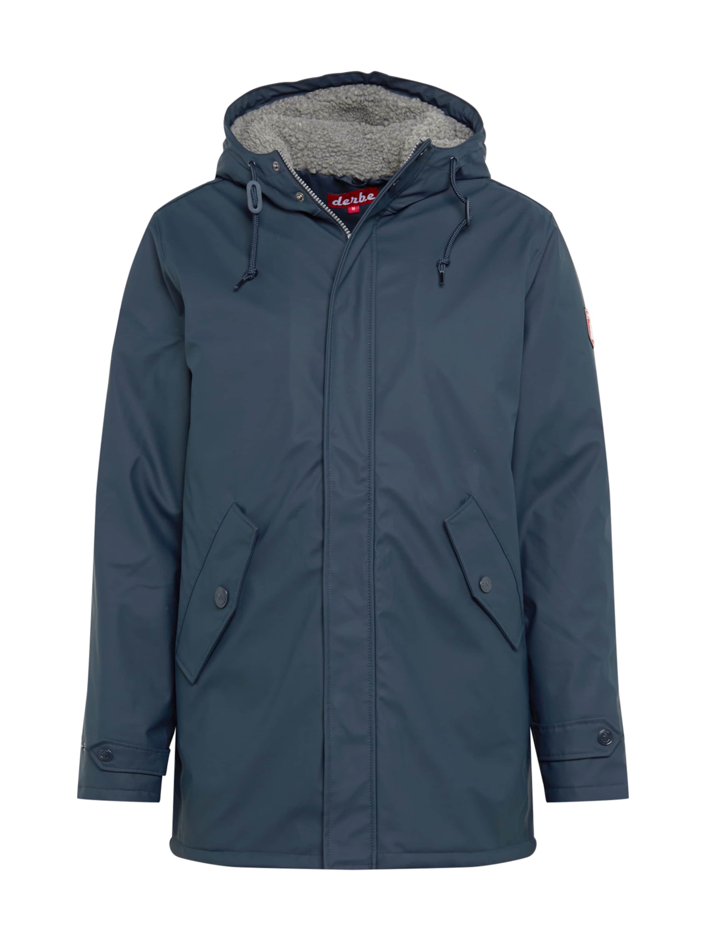Derbe Regular fit Winter Jacket in Blue: front