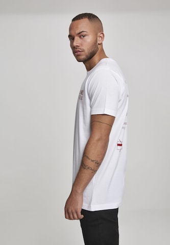 Mister Tee - Camiseta 'Cash Only' en blanco