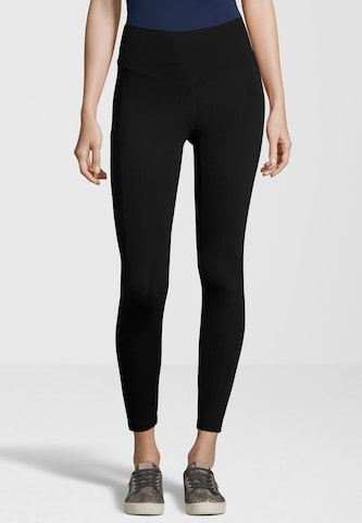 Athlecia Skinny Workout Pants 'Balmain' in Black: front