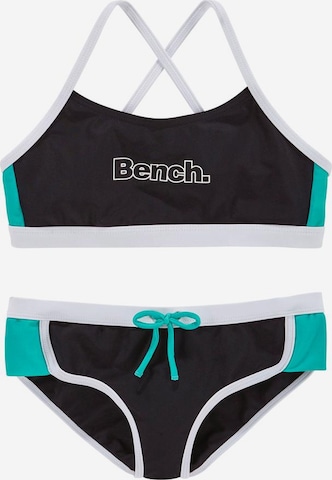 BENCH Bustier Bikini in Zwart: voorkant