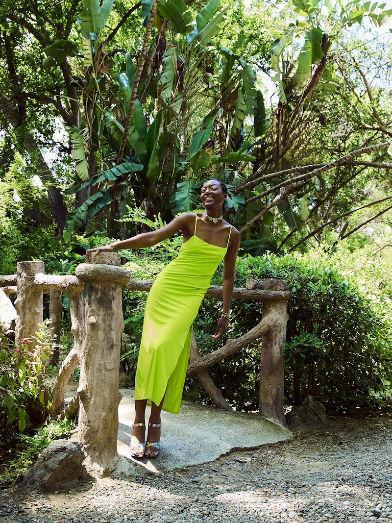 Lime Green Dress