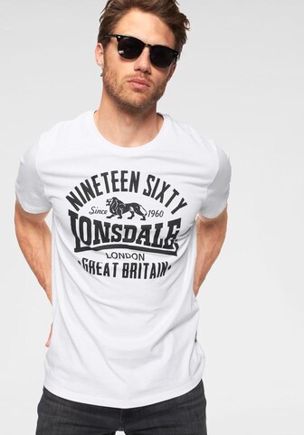 LONSDALE Shirt 'BYLCHAN' in Black: front