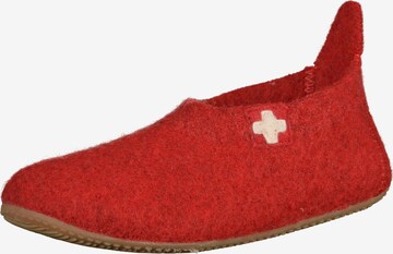 Living Kitzbühel Huisschoenen in Rood: voorkant