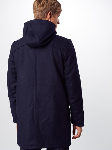 INDICODE JEANS Dufflecoat 'Liam Solid' in Blau: zadná strana