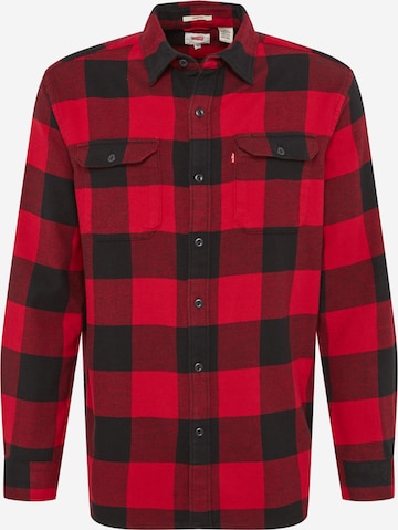 LEVI'S ® Button Up Shirt 'Jackson Worker' in Red: front