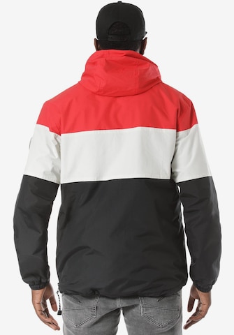 Young & Reckless Tussenjas 'Pull Over Anorak' in Rood