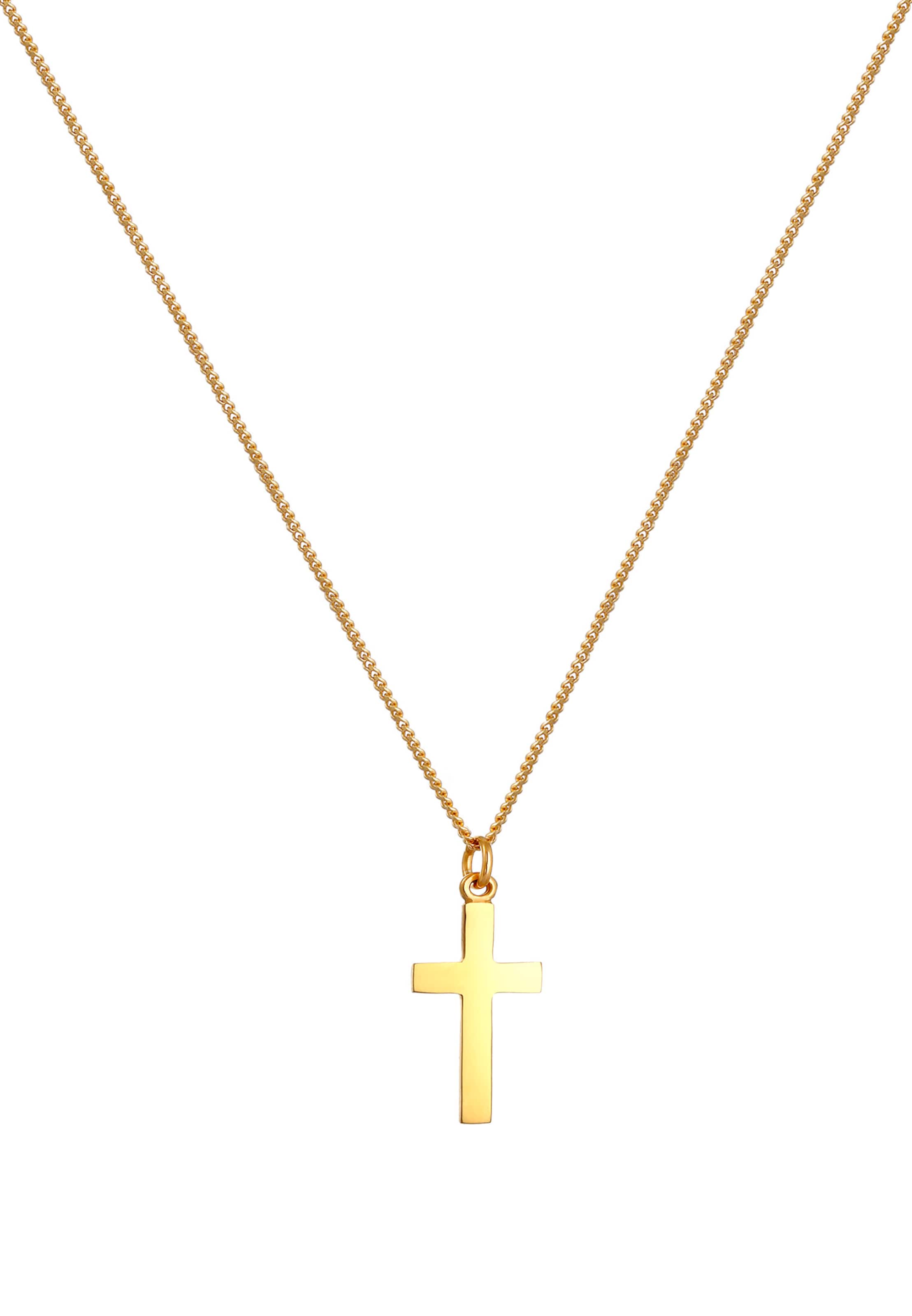 ELLI Halskette 'Kreuz' in Gold