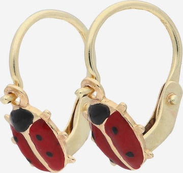 FIRETTI Paar Ohrringe 'Marienkäfer' in Rot