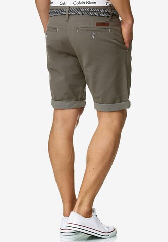 INDICODE JEANS Regular Shorts 'Acton' in Grau