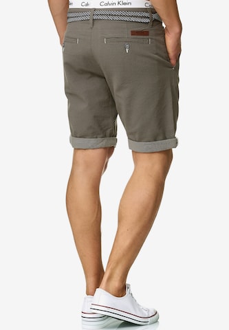 INDICODE JEANS Regular Shorts 'Acton' in Grau