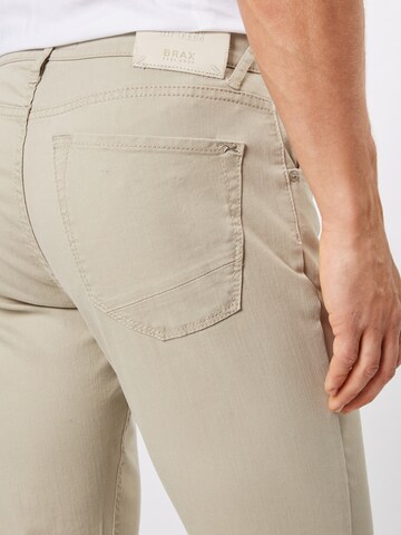 BRAX Slimfit Hose 'Cooper Fancy' in Beige