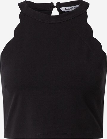 ABOUT YOU Top 'Jemie' in Black: front