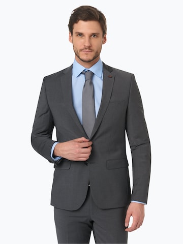 Finshley & Harding London Slim Fit Sakko 'Lucas' in Grau: predná strana