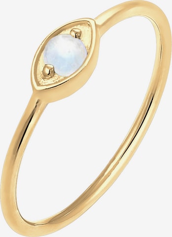 ELLI Ring 'Evil Eye' in Goud: voorkant