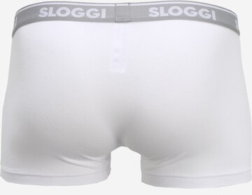 SLOGGI Regular Boxershorts 'men GO ABC' in Weiß