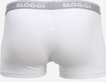 SLOGGI regular Boksershorts 'men GO ABC' i hvid