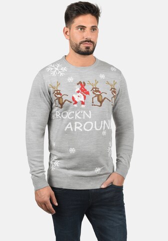 BLEND Pullover 'Rudolph' in Grau: predná strana