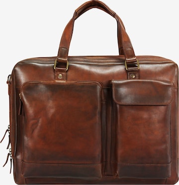 JOST Document Bag 'Ranger' in Brown: front