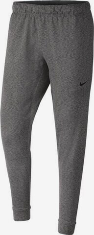 NIKE Regular Workout Pants ' HYPER DRY LT ' in Grey: front