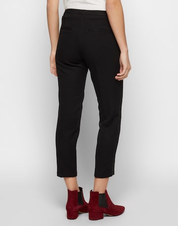 Regular Pantalon à pince 'Halle' minimum en noir