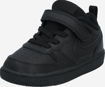 Nike Sportswear Sneakers 'Court Borough 2' in Zwart: voorkant