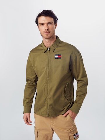 Tommy Jeans Between-Season Jacket in Green: front