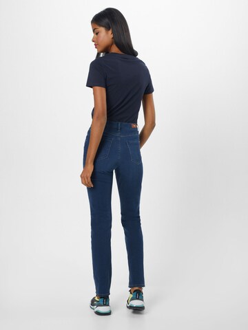 Coupe slim Jean 'Carola' BRAX en bleu : derrière