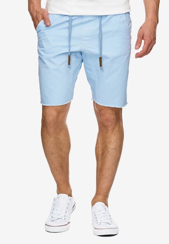 INDICODE JEANS Loosefit Shorts 'Carver' in Blau: predná strana