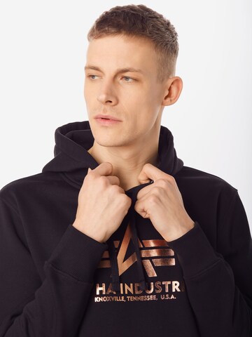 ALPHA INDUSTRIES Sweatshirt in Black