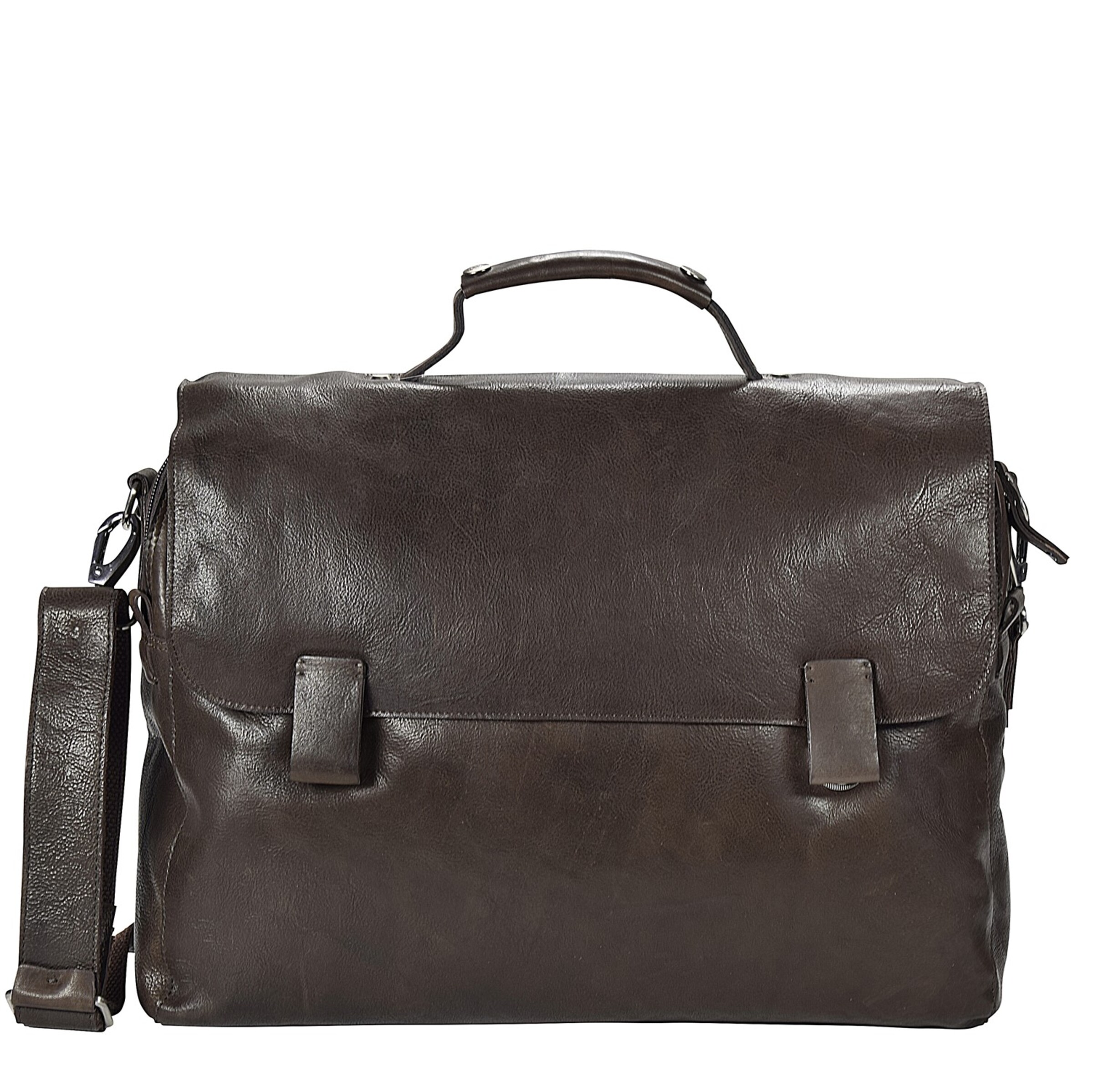 Harold's - Aktentas 'Dean' in de kleur Donkerbruin