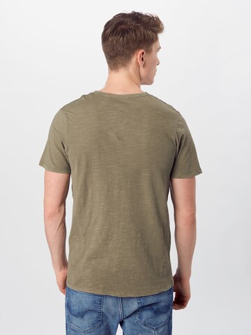 JACK & JONES Regular fit T-shirt 'Split' i grön