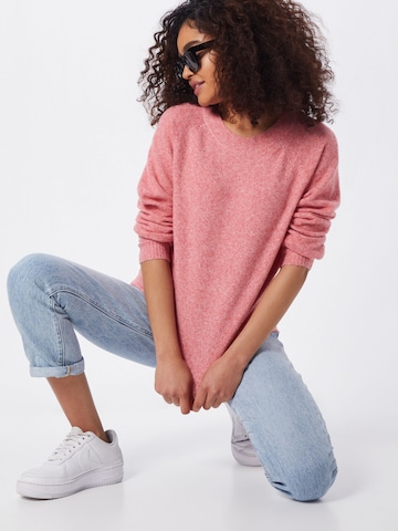 VERO MODA Pulover 'VMDoffy' | roza barva