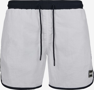 Shorts de bain Urban Classics en blanc : devant