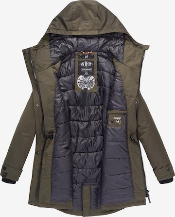 Parka de iarnă de la NAVAHOO pe verde