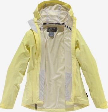 JACK WOLFSKIN Outdoor Jacket 'Shell' in Yellow