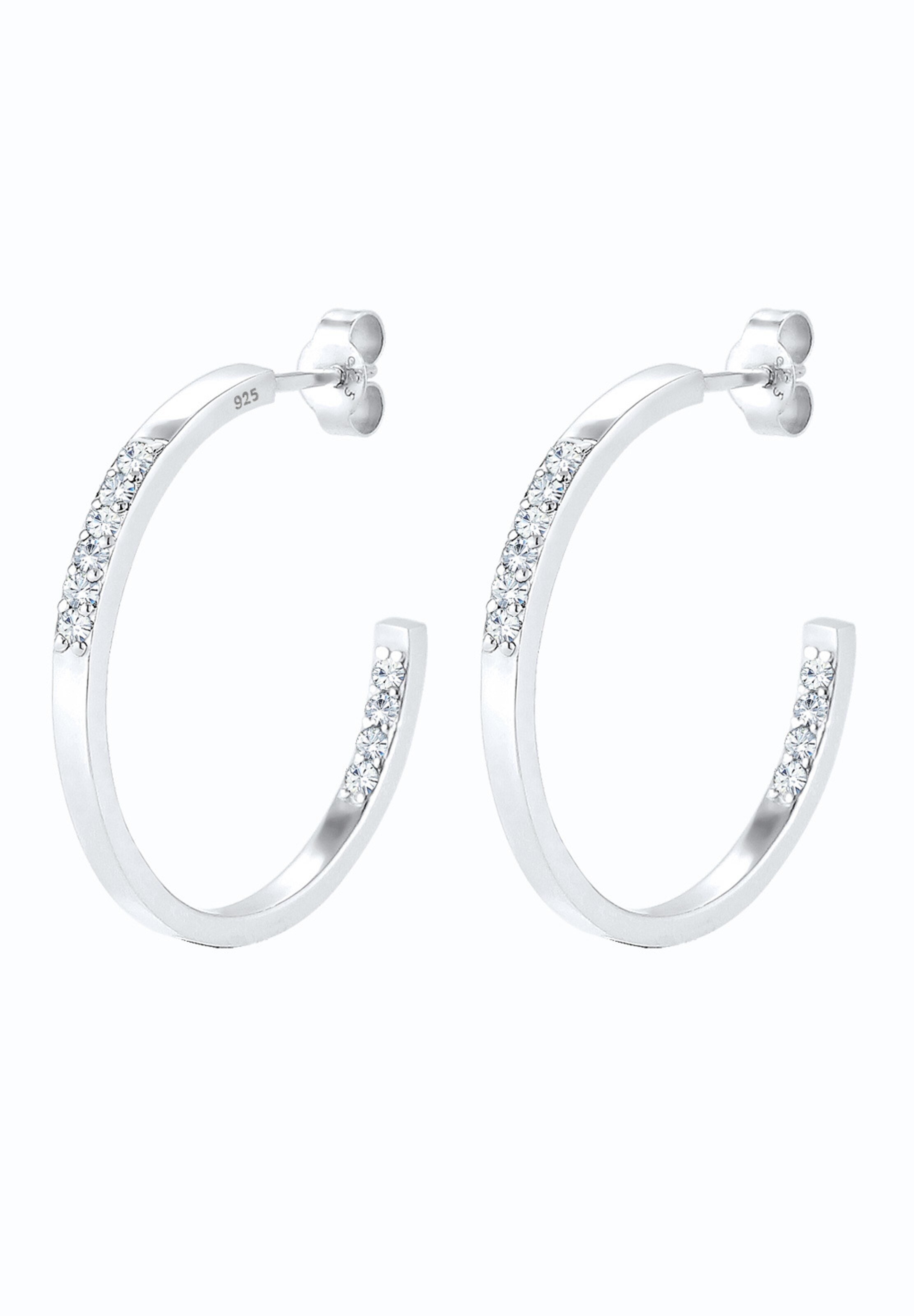 Boucles d'oreilles ELLI en argent : devant