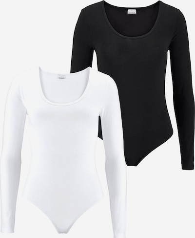 VIVANCE Majica | črna / bela barva, Prikaz izdelka