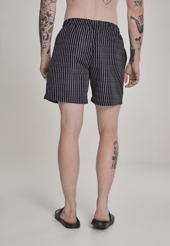 Mister Tee Swimming shorts 'Fuck You' in Black