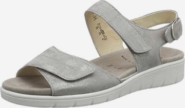 SEMLER Sandals in Silver: front