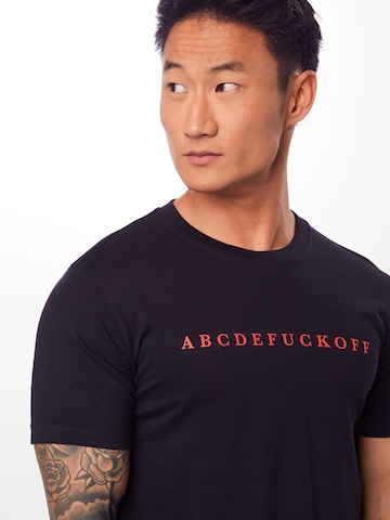 Mister Tee Shirt 'ABC' in Schwarz