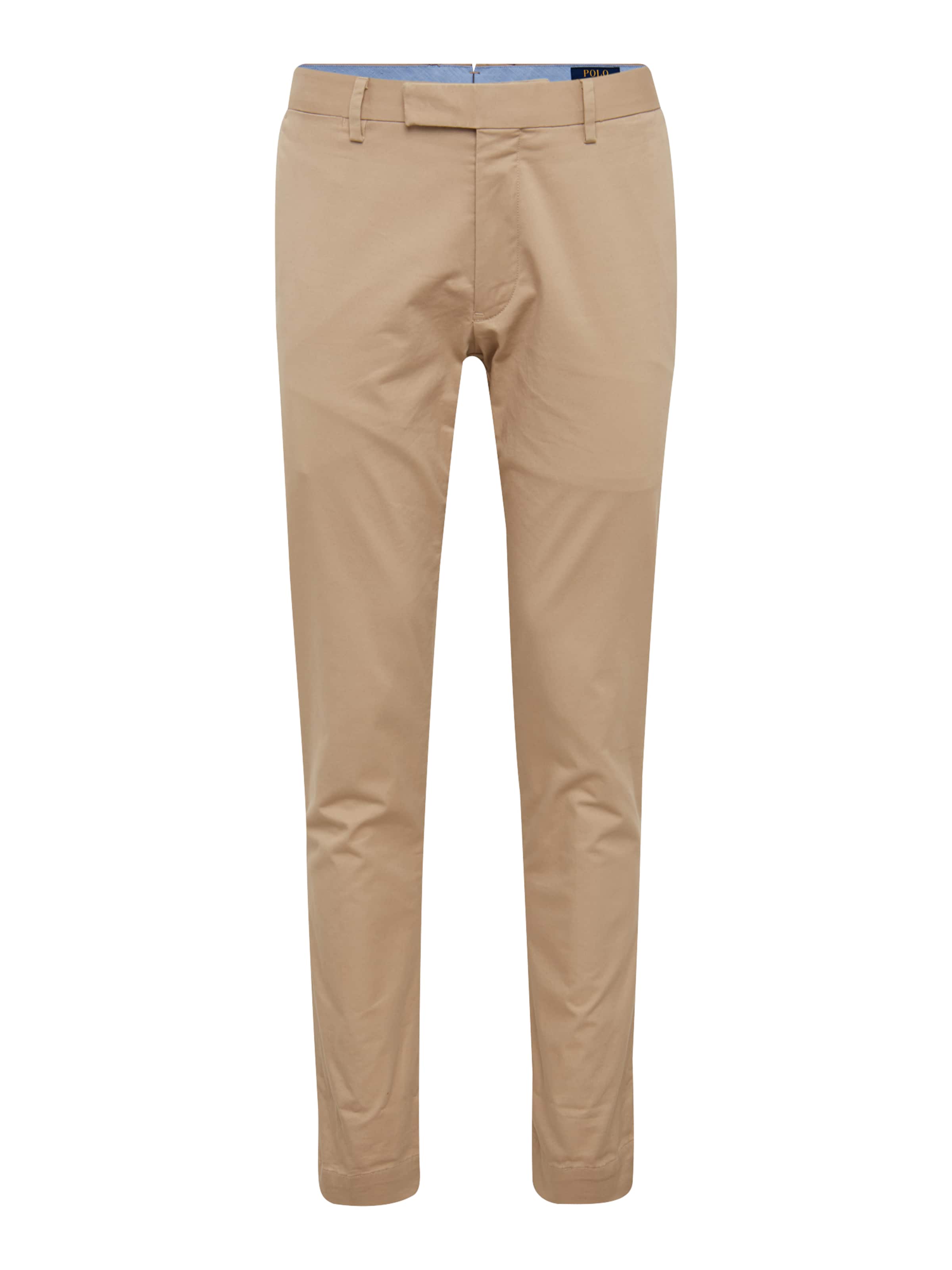 POLO RALPH LAUREN Chino 'SLFHDNP-FLAT-PANT' in de kleur Lichtbeige: Vooraanzicht