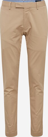 Coupe slim Pantalon chino Polo Ralph Lauren en beige : devant