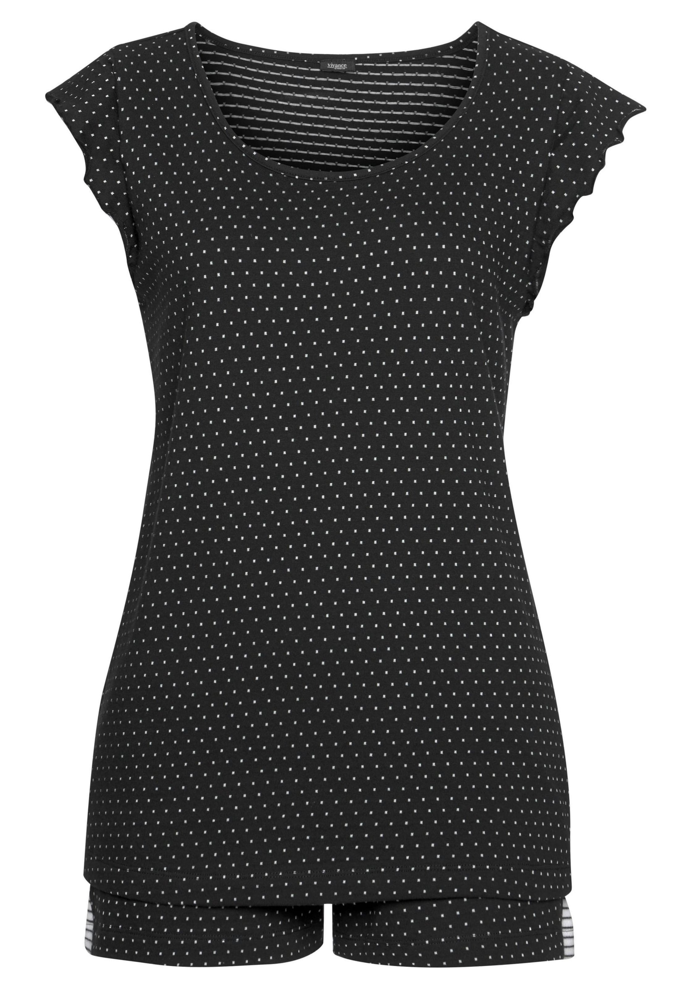 VIVANCE Shorty in Schwarz: Vorderseite