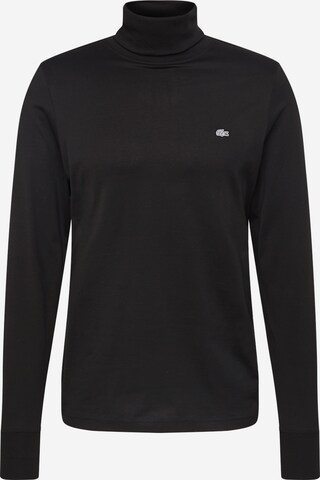 LACOSTE Pullover 'Chemise' in Schwarz: front