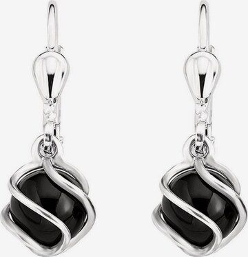 AMOR Earrings in Black: front