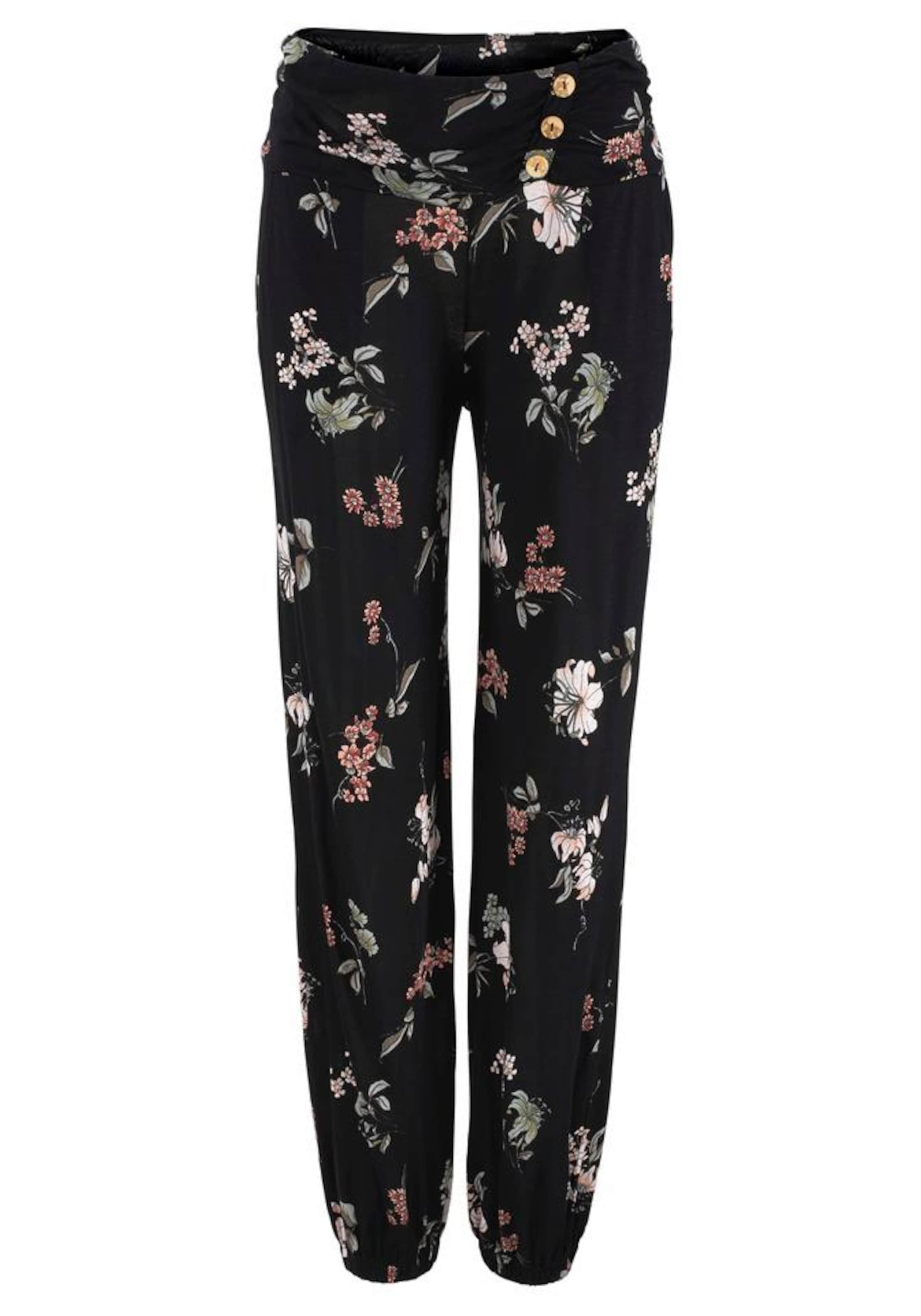 LASCANA Loosefit Harembroek in Zwart: voorkant