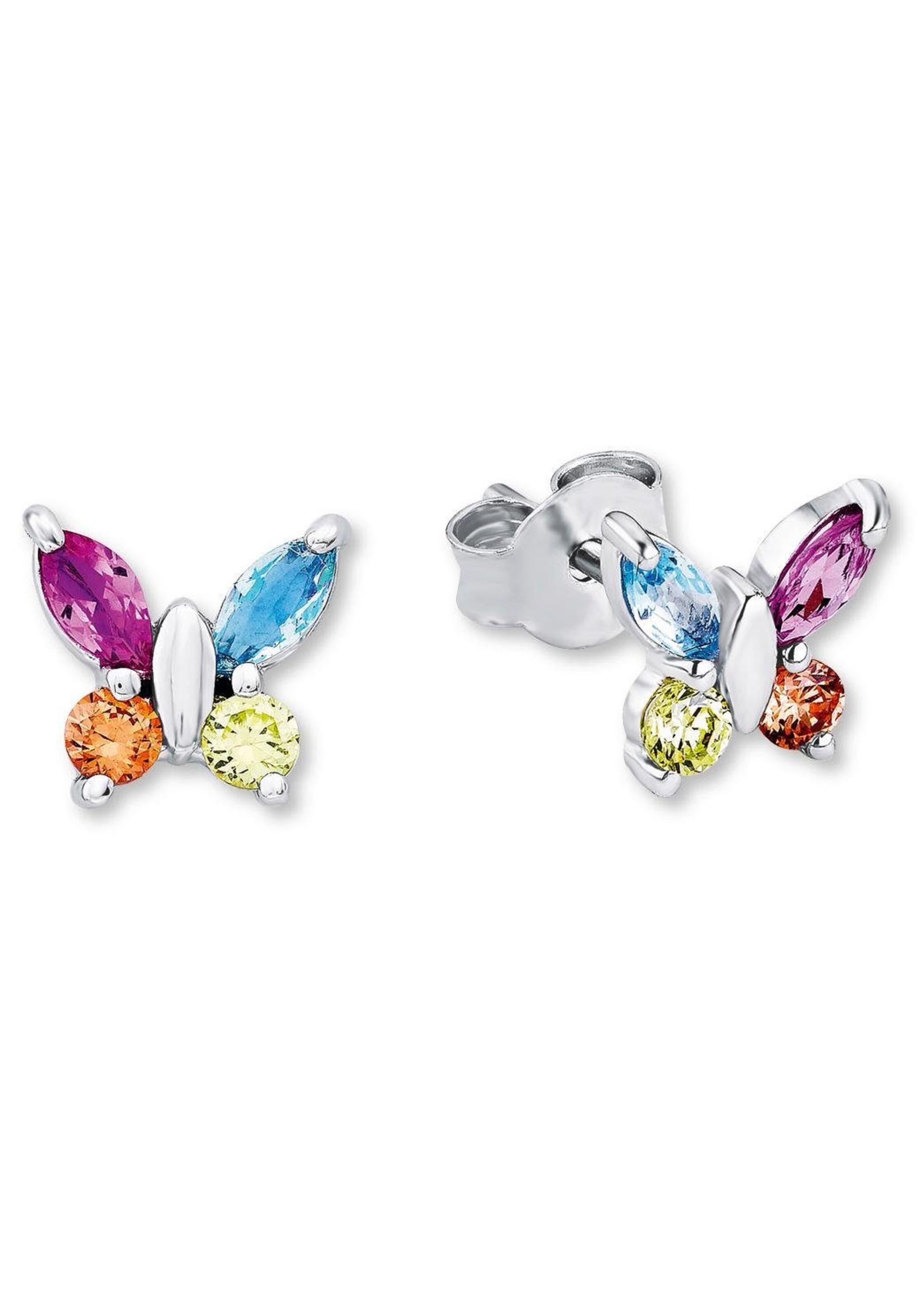 AMOR Earrings 'Schmetterling' in Mixed colors: front