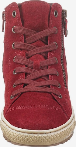 GABOR Lace-Up Ankle Boots in Red